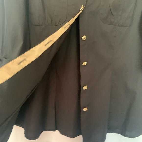 Apple Bottoms Y2K 90’s button down utility shirt. Black good accents Size 2X - Picture 3 of 12